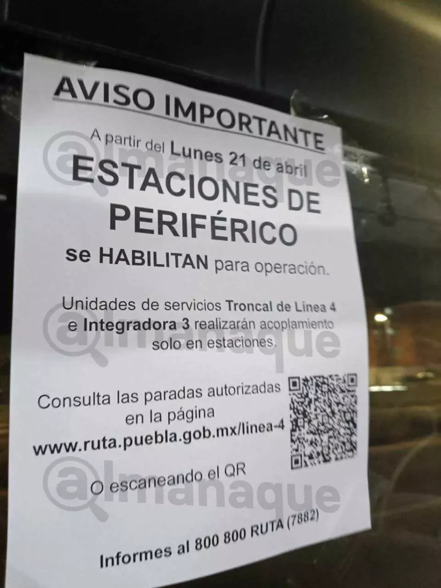 Después de 4 meses, inicia operación de todos los paraderos de la Línea 4 de RUTA este 21 de abril 