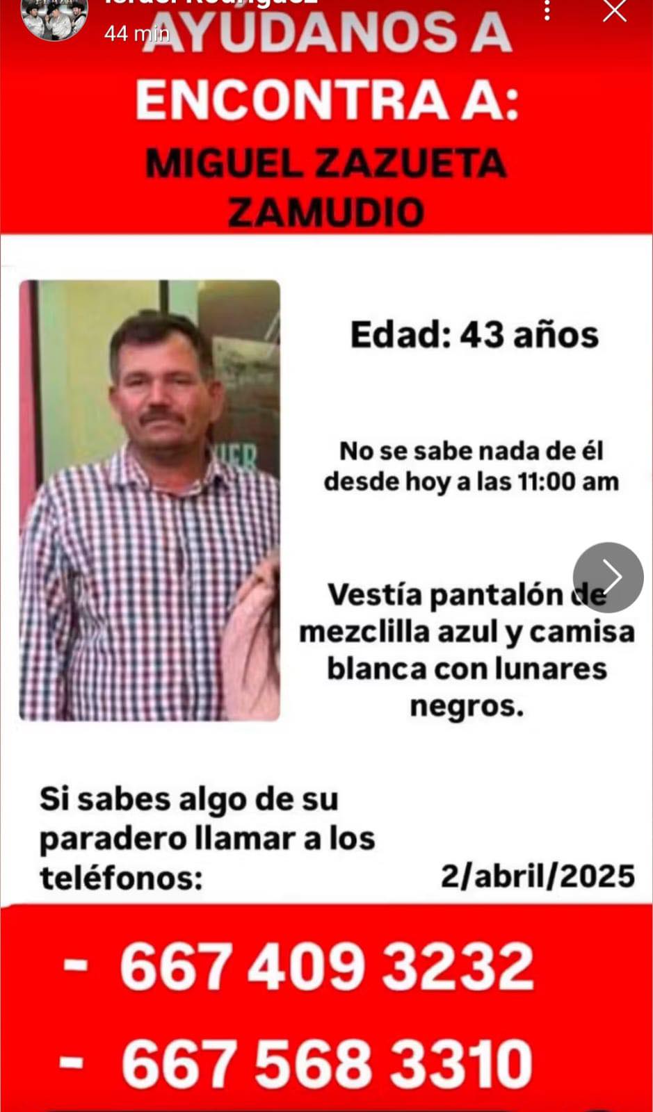 Menor con microcefalia pide que le regresen a su padre El tamalero de Culiacán