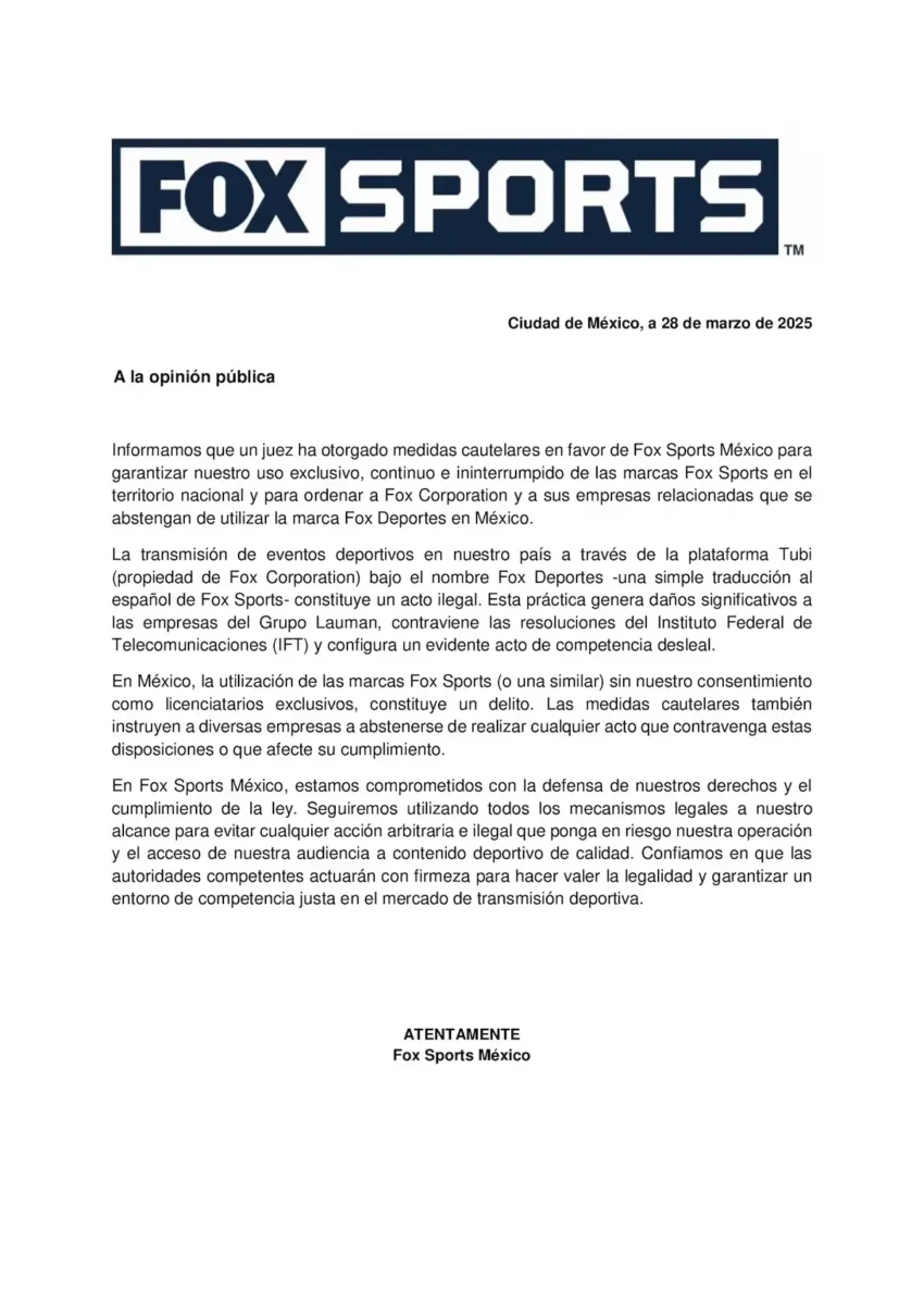 Pachuca vs América no se trasmitirá por pleito legal entre Fox y Grupo Lauman