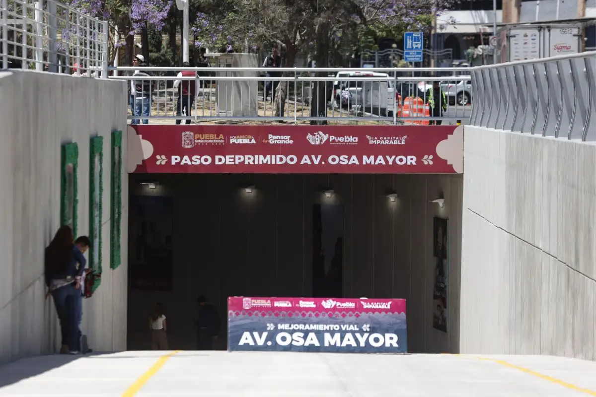 Ya está abierto el paso deprimido de Osa Mayor; será zona 30 y no cancelarán vueltas en U 1 Ya está abierto el paso deprimido de Osa Mayor