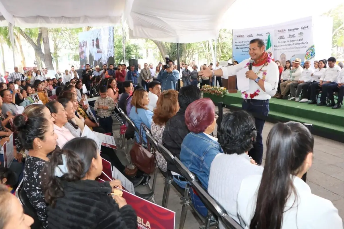 En Oriental, Gobierno de Puebla genera bienestar y desarrollo 1 Entregan apoyos de obras comunitarias en Oriental