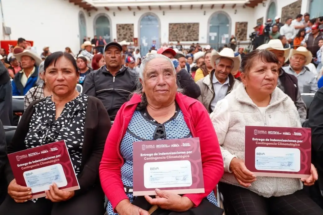 Dan recursos para contingencias agropecuarias en Puebla