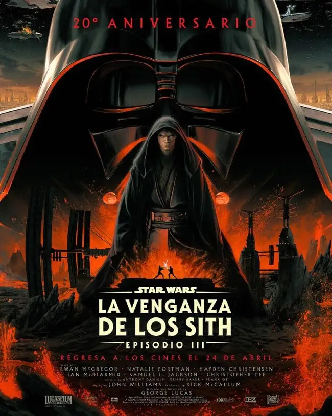 Star Wars III: ¿Cuándo se reestrena La Venganza de los Sith? 3 Star Wars III ¿Cuándo se reestrena La Venganza de los Sith?