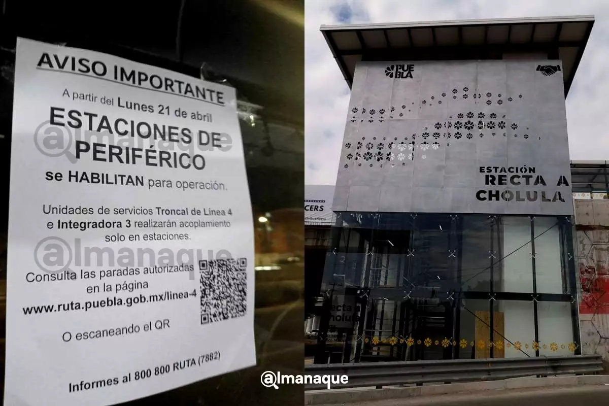 Después de 4 meses, inicia operación de todos los paraderos de la Línea 4 de RUTA este 21 de abril 4 Después de 4 meses, inicia operación de todos los paraderos de la Línea 4 de RUTA este 21 de abril