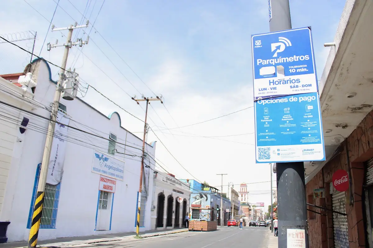 ¿Cuál será el horario de parquímetros de Puebla este 2025