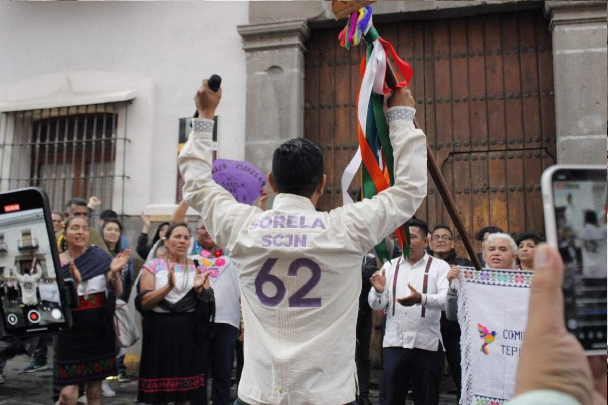 Antonio Sorela, aspirante a ministro de la SCJN, concluye campaña en Puebla