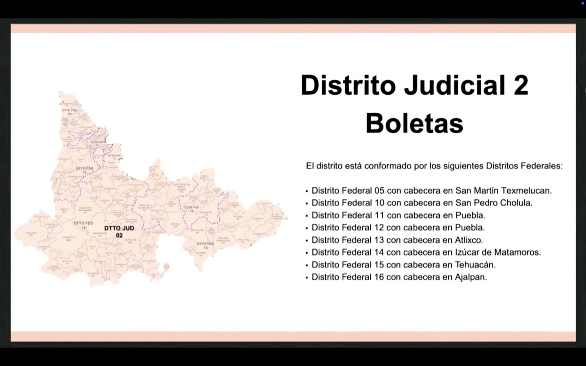 Como votar para jueces y magistrados en la eleccion judicial en Puebla 2