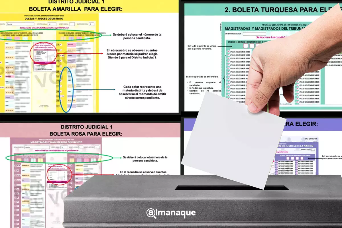 Cómo votar para jueces y magistrados en la elección judicial en Puebla 1 Como votar para jueces y magistrados en la eleccion judicial en Puebla
