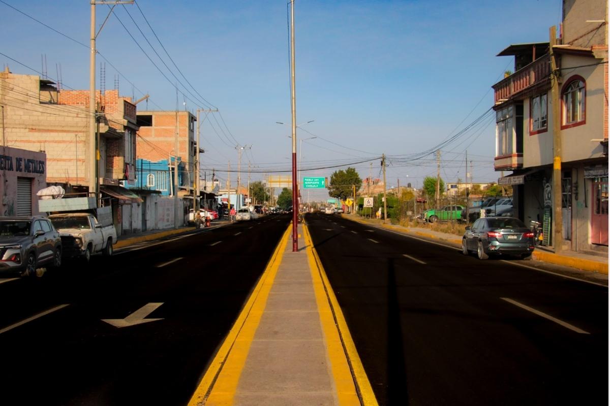 En siete meses de gobierno, Roberto Solís entrega la cuarta carretera rehabilitada en Huejotzingo 1