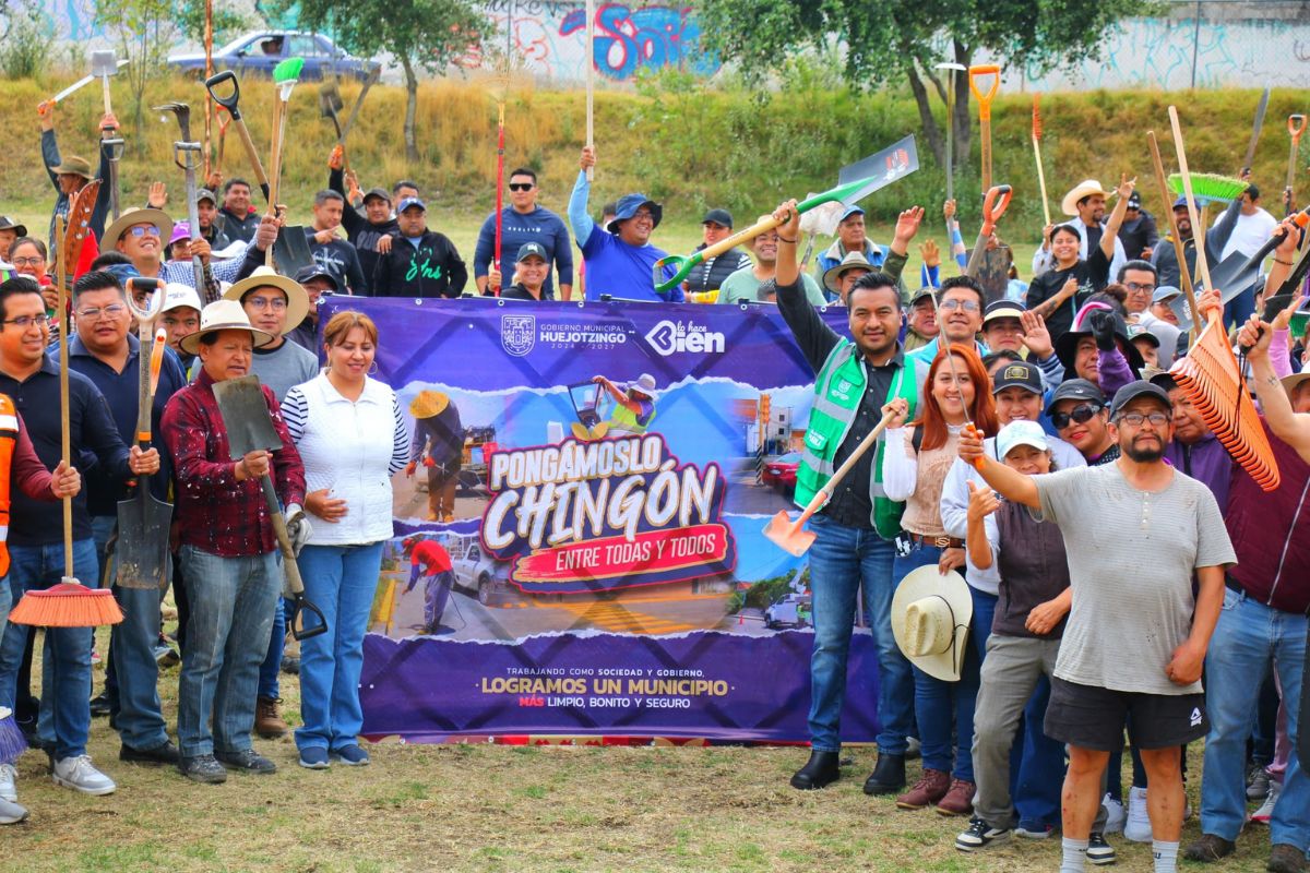 Gobierno de Huejotzingo transforma el fraccionamiento Valle de San Miguel con mega faena comunitaria 1 Gobierno de Huejotzingo transforma el fraccionamiento Valle de San Miguel con mega faena comunitaria