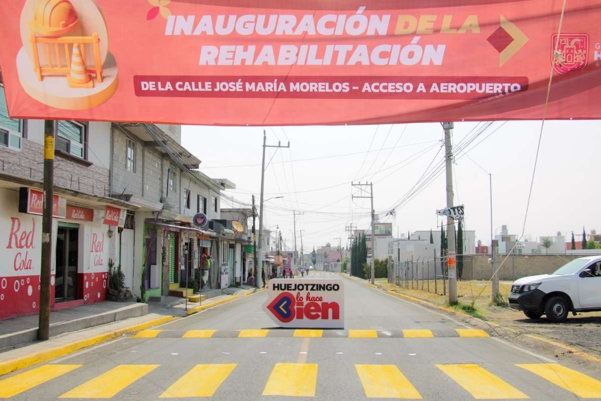 Gobierno de Roberto Solís moderniza acceso vial a Aeropuerto en Huejotzingo 