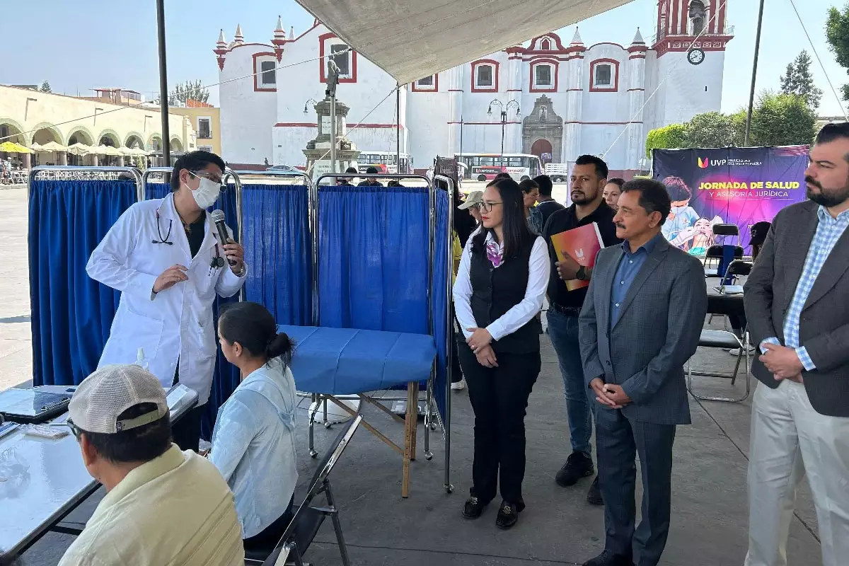 Gobierno de San Pedro Cholula y UVP realizan Jornada de Salud y Asesoria Juridica en beneficio de la ciudadania 1