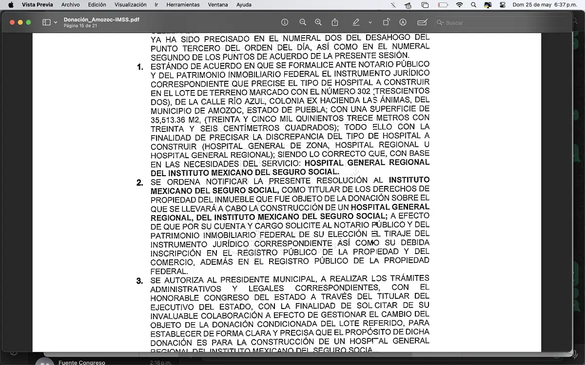 Hospital General Regional de Amozoc del IMSS 