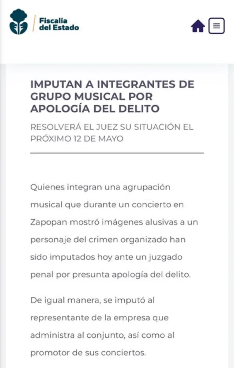 Imputan a Los Alegres del Barranco por apología del delito: pagarán 1.8 mdp