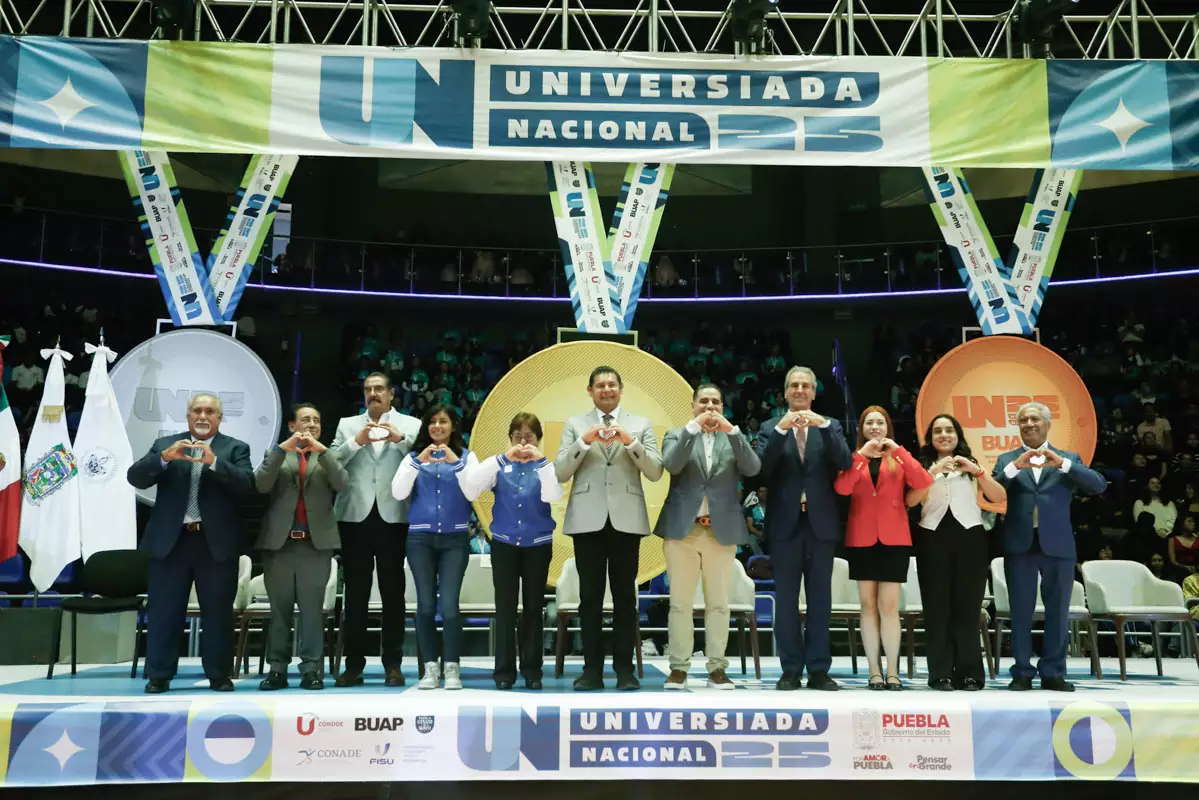 Inauguran Universiada Nacional 2025 en Puebla con más de 6 mil atletas