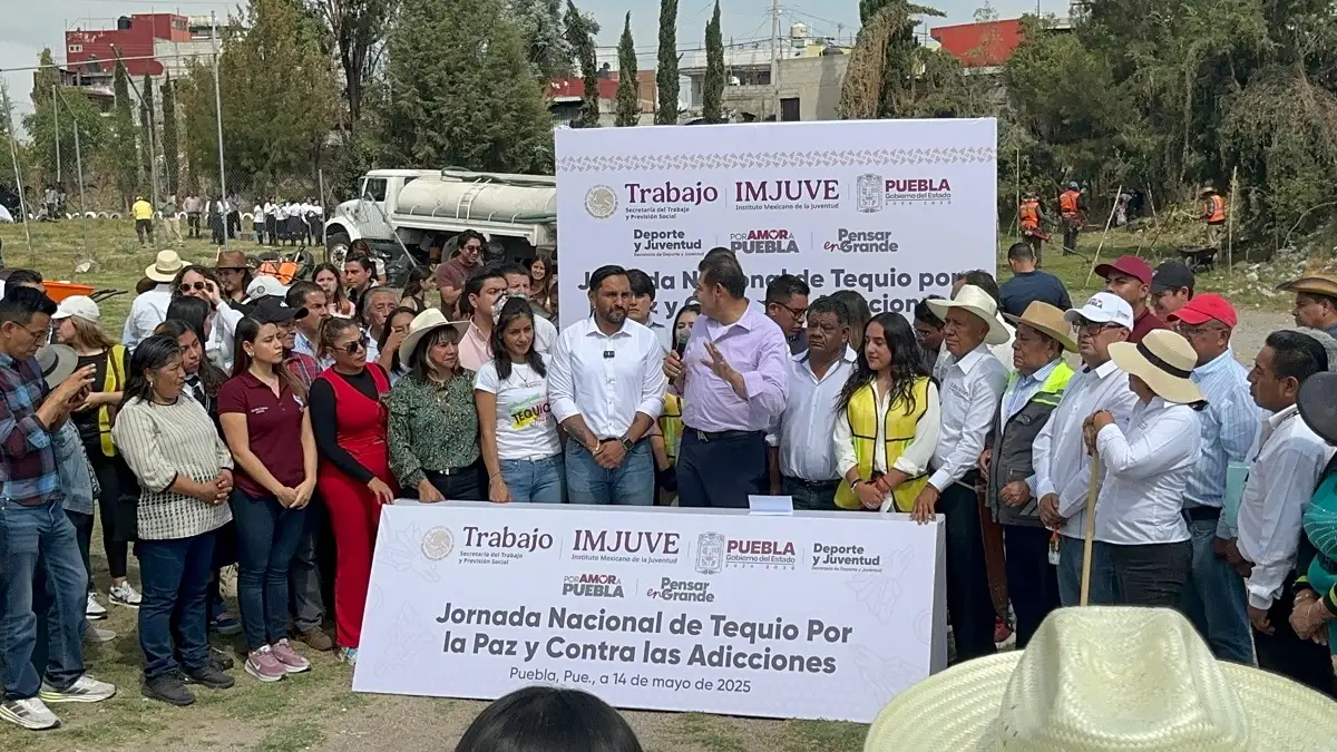 Más de un millón de jóvenes se unen a la jornada nacional de tequios por la paz y contra las adicciones en el país