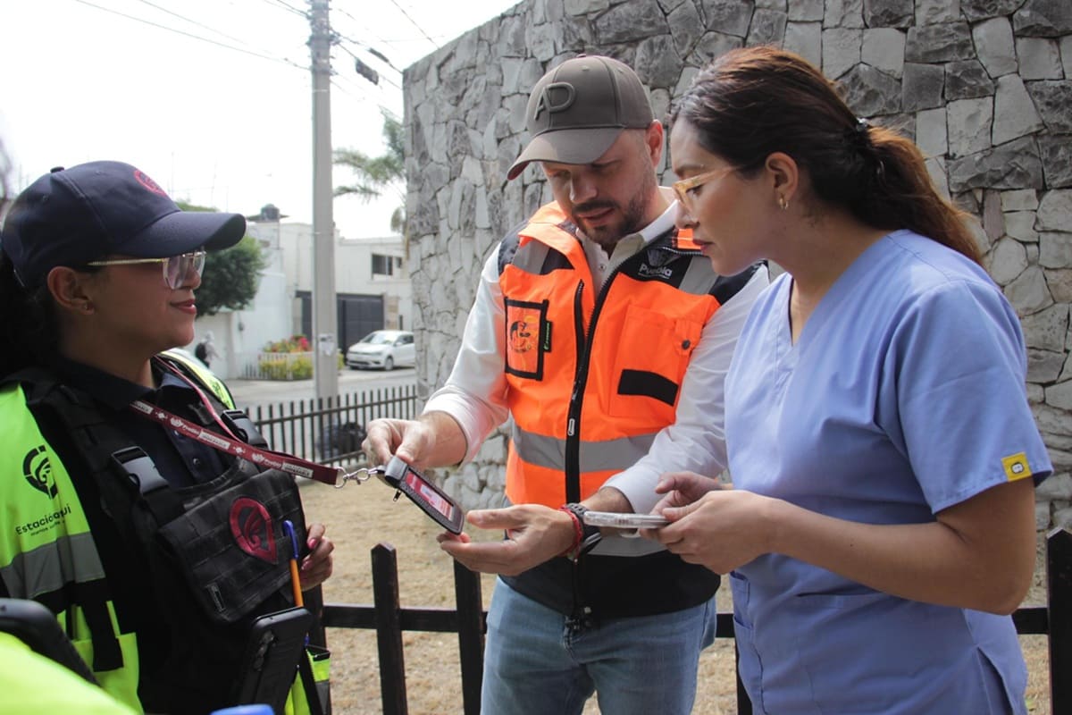 Supervisó David Aysa el Programa Estaciónate Aquí en el corredor Juárez – Santiago 1 corredor Juárez - Santiago