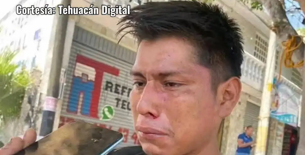 Golpean a vendedor de fruta en Tehuacán y la pagan caro