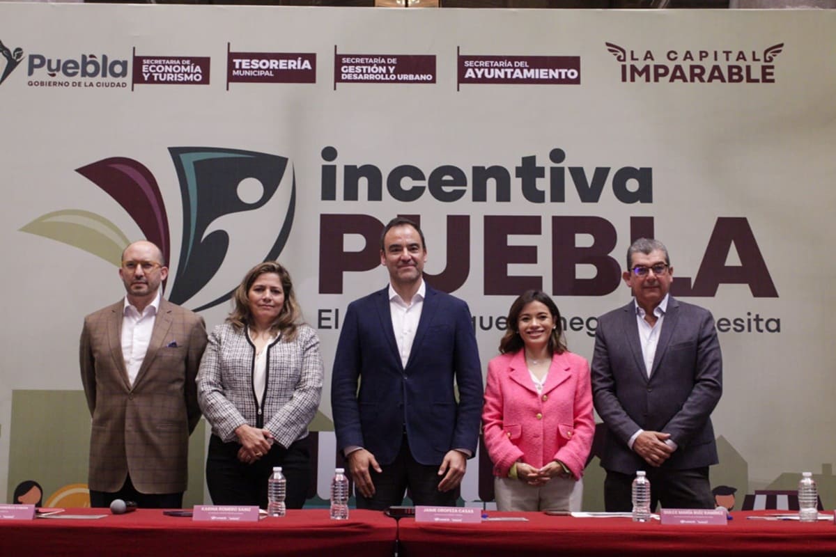 Presenta Gobierno de la Ciudad programa “Incentiva Puebla" 1 Programa incentiva Puebla