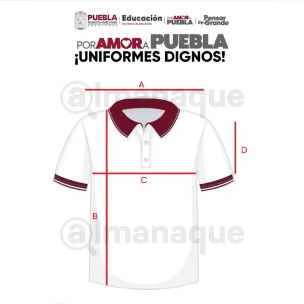 nuevo uniforme único en Puebla