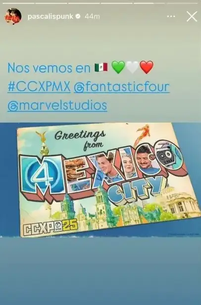 ¿Cuándo estará Pedro Pascal en la CCXP 2025 en CDMX?