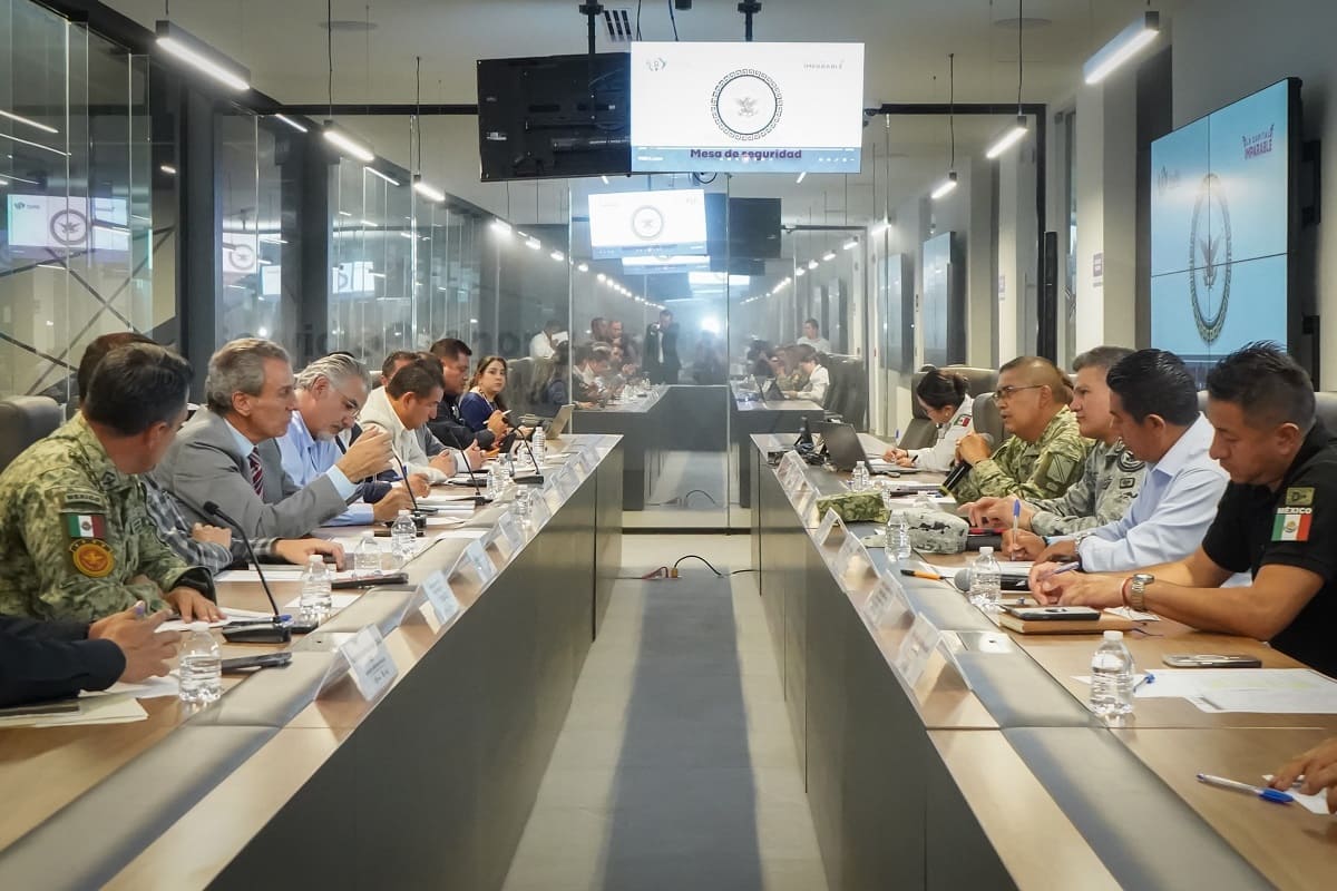 Reitera Gobierno de la Ciudad disposición y coordinación interinstitucional de Seguridad con los tres niveles de gobierno 1 El Gobierno de la Ciudad encabezó la mesa a través de la Secretaría de Seguridad Ciudadana y Secretaría General de Gobierno