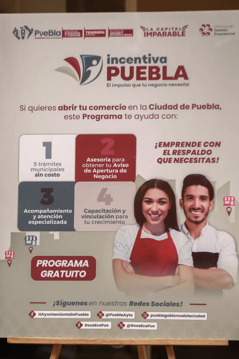 Requisitos y beneficios del programa Incentiva Puebla
