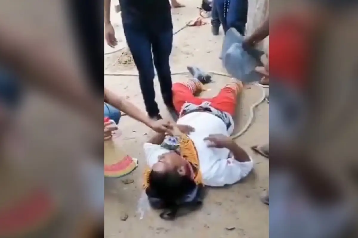 Caen cinco voladores de Papantla de 10 metros de altura