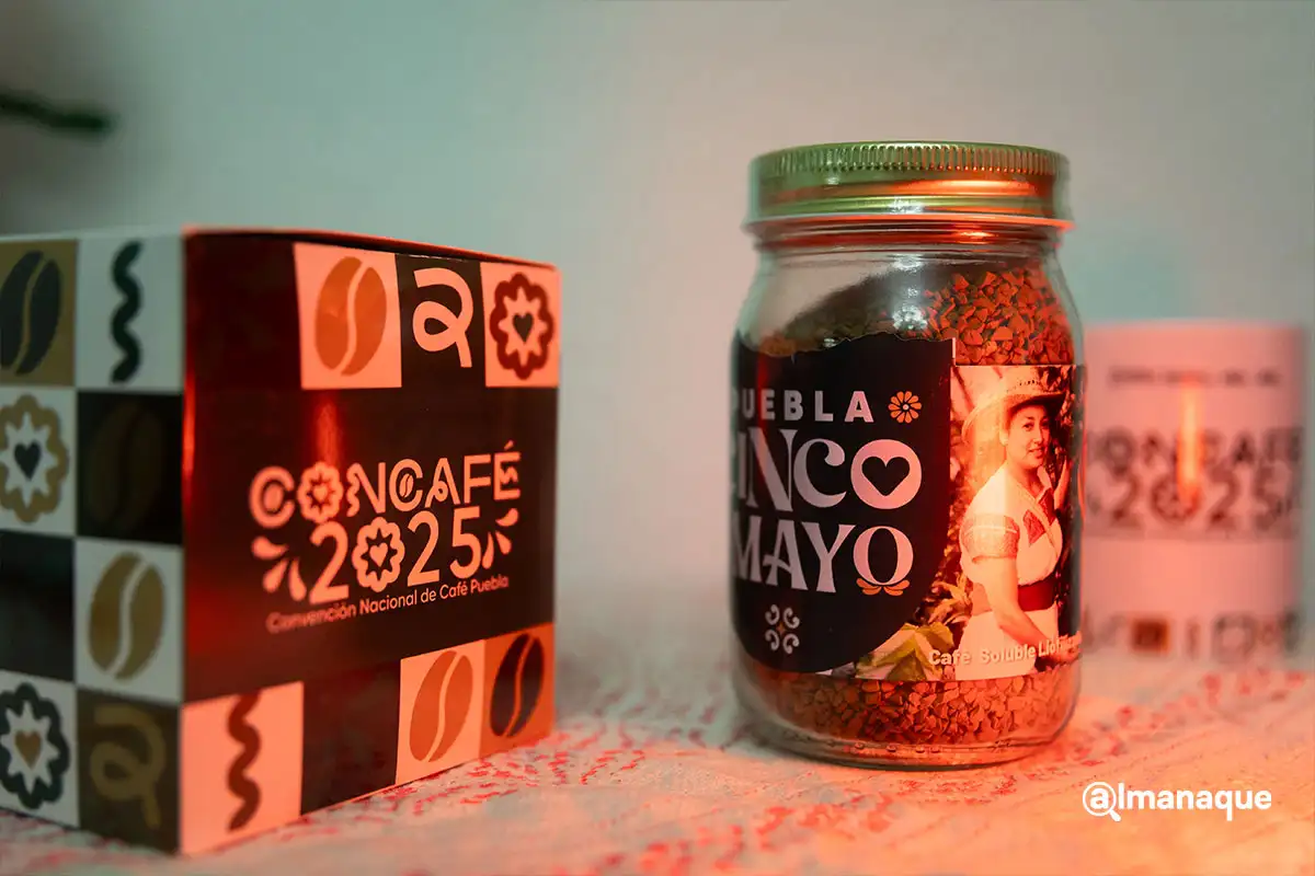 Paneles solares, café: estas son las marcas del gobierno de Puebla para impulsar la economía 4 Cafe Cinco de Mayo 60 mil frascos saldran al mercado en septiembre 7