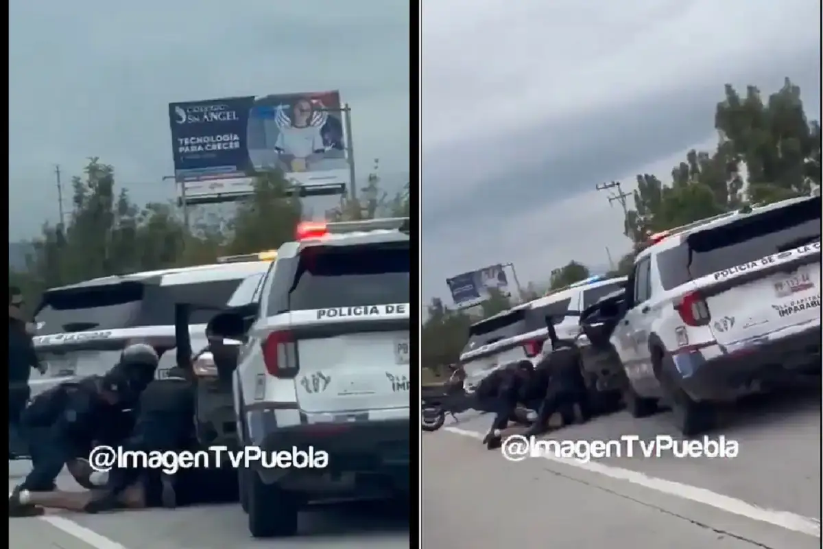 Capturan a sujeto tras persecución en el Periférico