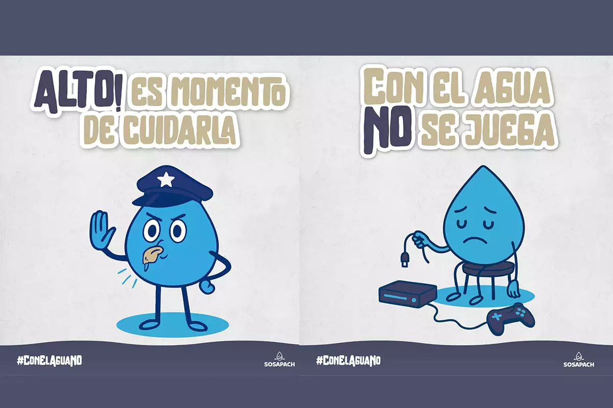 Con el agua no se juega una campana del SOSAPACH para crear conciencia