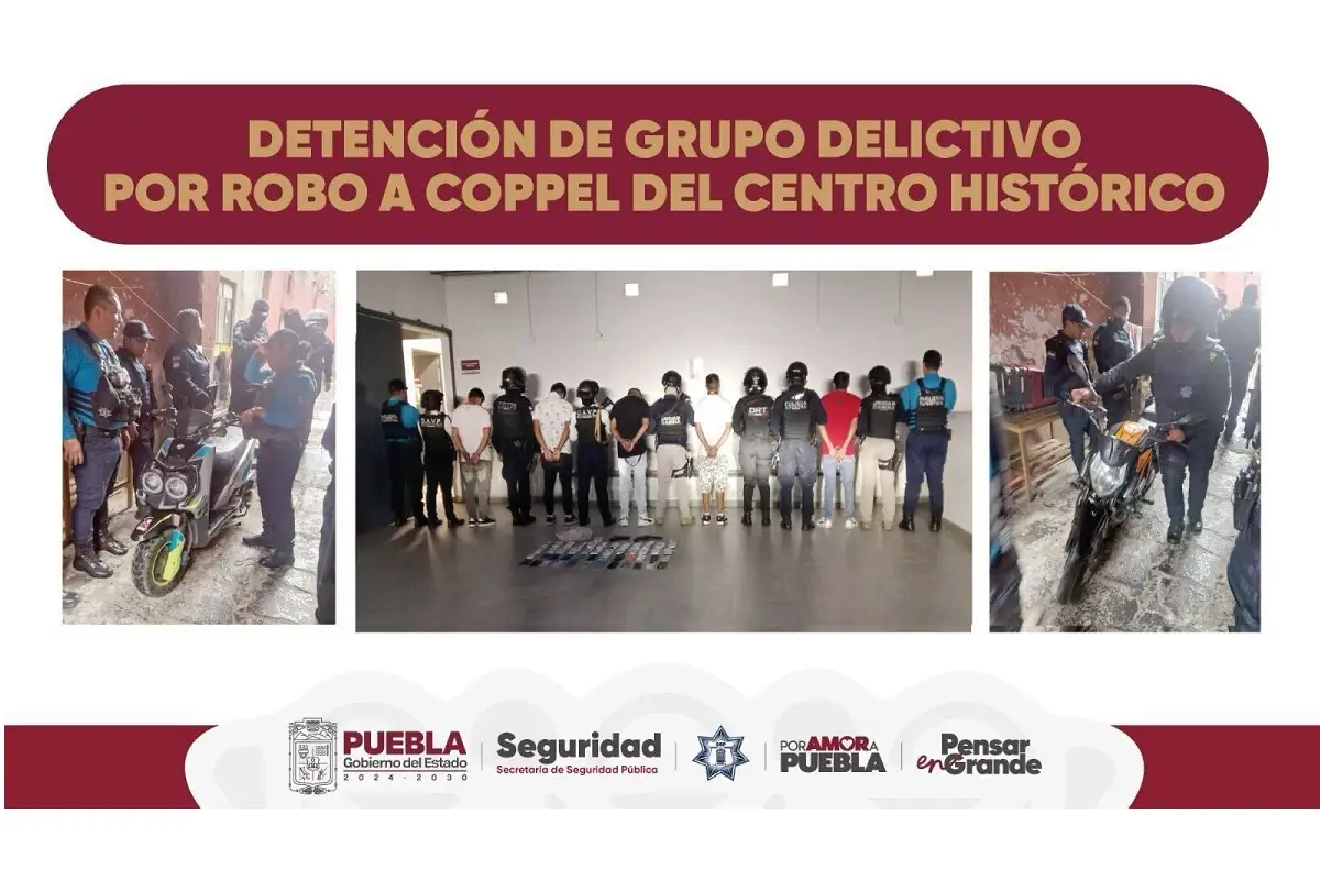 Desarticulan SSP y SSC a grupo delictivo involucrado en robo a Coppel del Centro Histórico 1 Desarticulan SSP y SSC a grupo delictivo involucrado en robos a tiendas departamentales