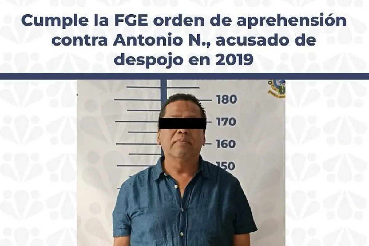 Detienen a integrante de la 28 de Octubre por despojo; llevó grupo de choque de 130 personas 1 Detienen a integrante de la 28 de Octubre por despojo; llevó grupo de choque de 130 personas