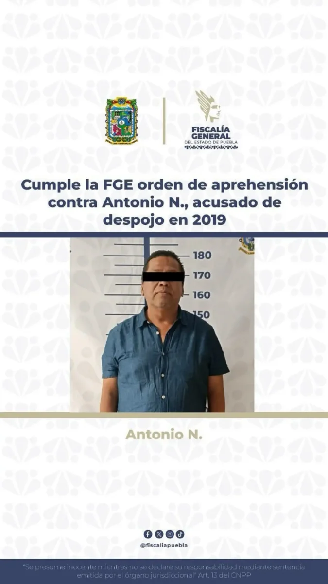 Detienen a integrante de la 28 de Octubre por despojo; llevó grupo de choque de 130 personas