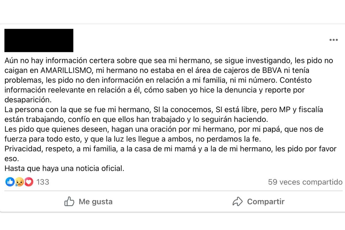 El caso Giovanni Díaz, el trabajador de BBVA que apareció sin vida- Esto se sabe   