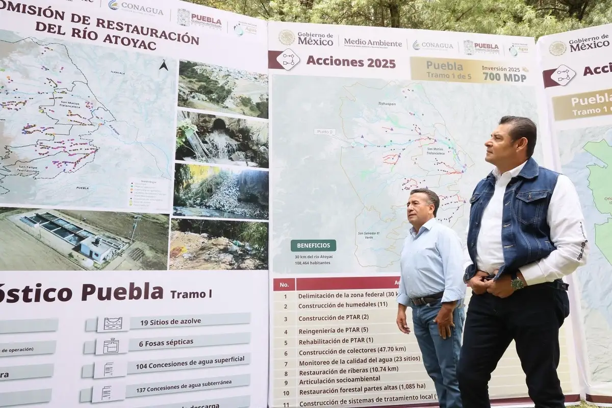 Gobierno de Puebla y CONAGUA impulsan acciones en el nacimiento del Río Atoyac 1 Gobierno de Puebla y CONAGUA impulsan acciones en el nacimiento del Río Atoyac