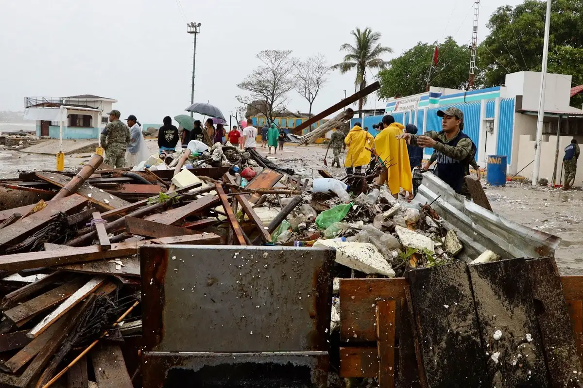 Así quedó Oaxaca tras el paso del huracán Erick