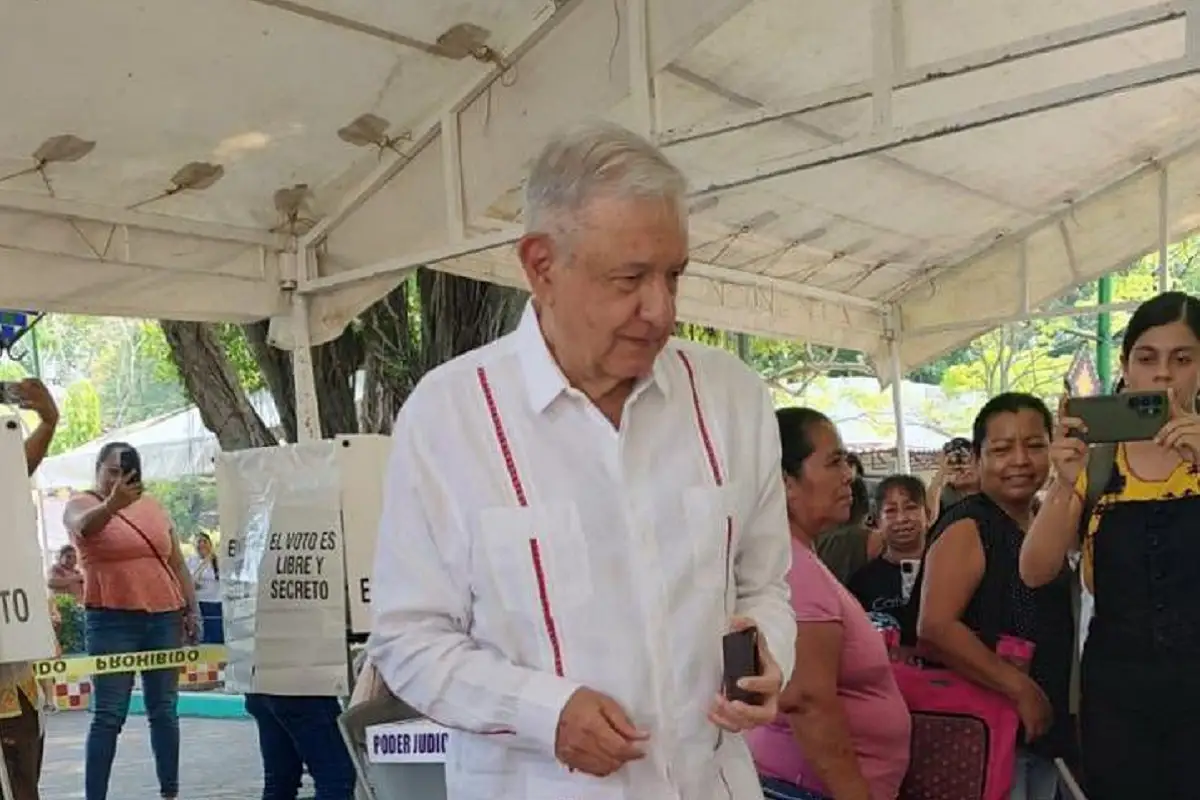 López Obrador reaparece en Chiapas para votar en elección judicial 1 López Obrador reaparece en Chiapas para votar en elección judicial