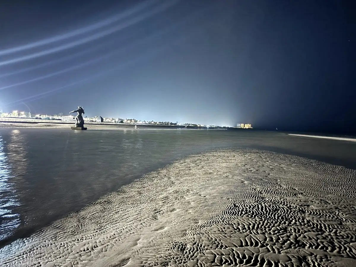 Mar se retira en puerto de Progreso y estas son las mejores FOTOS 3 Mar se retira en puerto de Progreso y estas son las mejores FOTOS