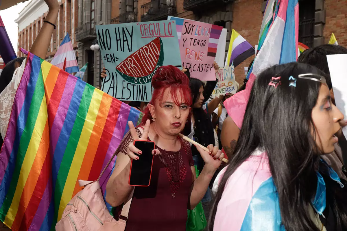 Marcha orgullo LGBTIQ Puebla 2025