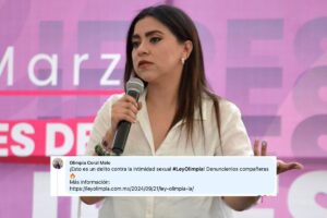 Olimpia Coral exige aplicar la Ley Olimpia en caso de acoso de Cuidado con el Perro de Atlixco 