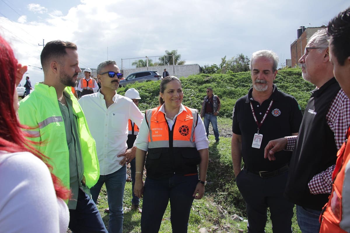 Supervisa Gobierno de la Ciudad labores de desazolve y limpieza en el Vaso Regulador Puente Negro 1 Vaso Regulador Puente Negro