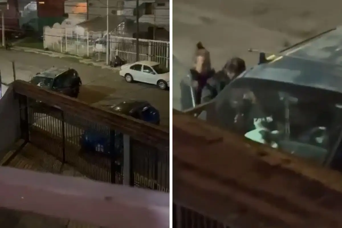 (VIDEO) En pocos segundos, asaltan con violencia a dos personas afuera de su casa en Las Hadas 1 Vecino capta violento asalto en la colonia Las Hadas