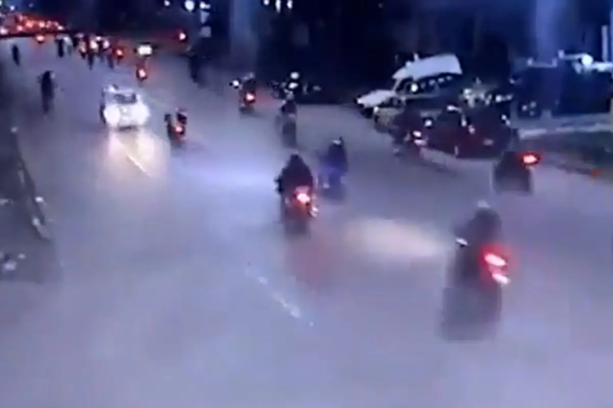 Así fue como un conductor atropelló a motociclistas en una caravana; hay 1 muerto y 6 heridos 1 Conductor atropella a caravana de motos en Mar del Plata