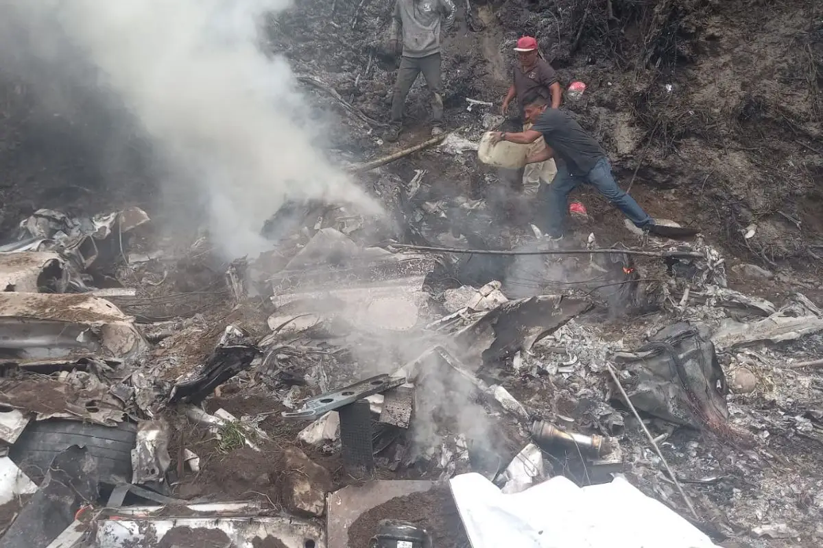 (VIDEO) Avioneta para combatir plaga de gusano barrenador se desploma en Chiapas y hay tres muertos 1 Avioneta se desploma en Chiapas y deja 3 muertos
