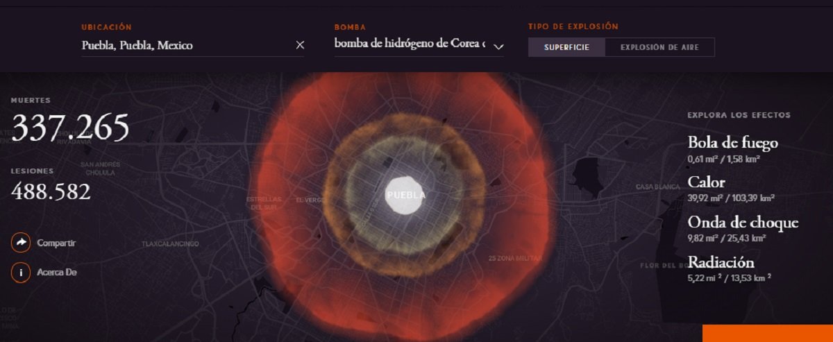 bomba de hidrogeno de corea del norte