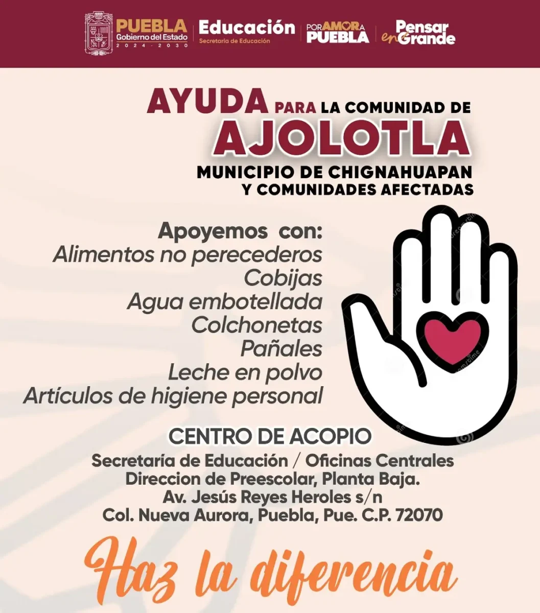 Comunidad de Ajolotla bajo el agua por las fuertes lluvias