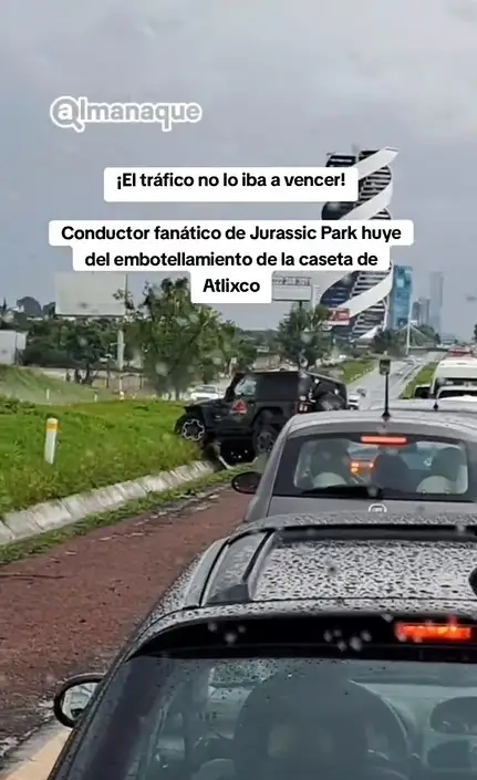 conductor de un Jeep 