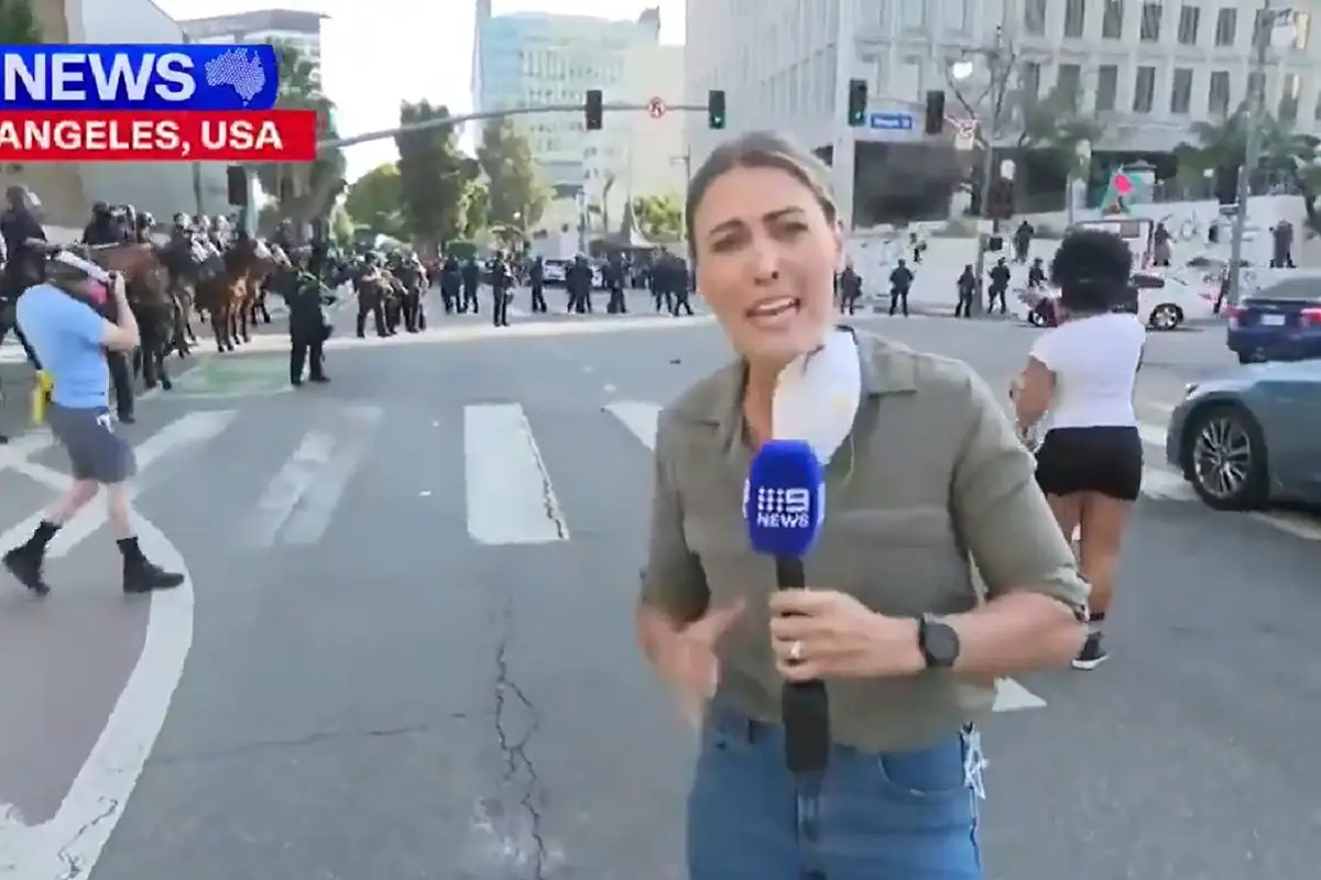VIDEO: Disparan contra periodistas en Los Ángeles durante redadas migratorias 1 Disparan contra periodistas en Los Ángeles durante redada contra migrantes