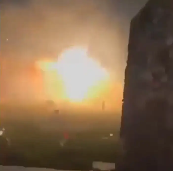 (VIDEO) Así fue la explosión de pirotecnia en Tlaxcala que dejó 8 heridos